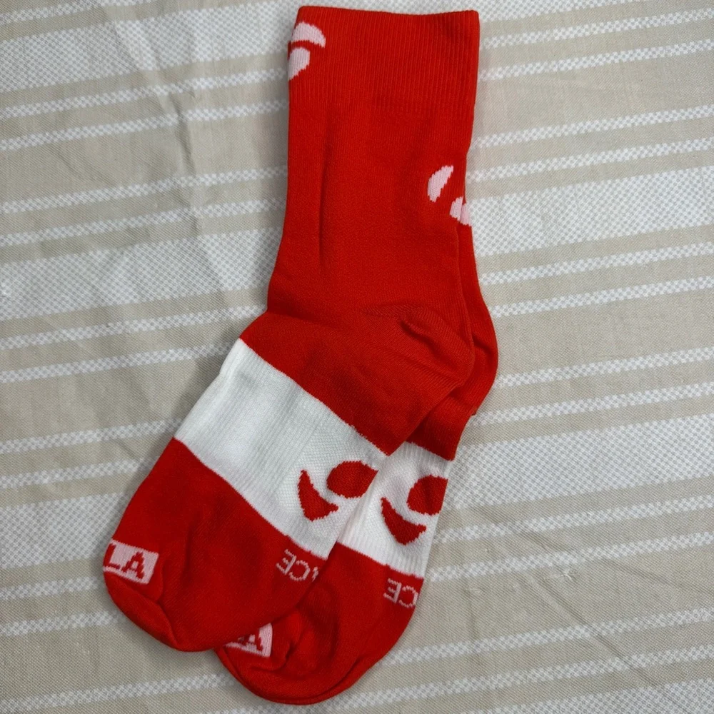 Bontrager Race 2 Inch Cycling Socks Size S Orange 1 Pair Moisture Wicking NWOT